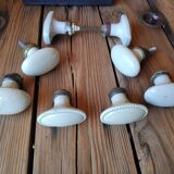 Porcelain handles - Set of 4