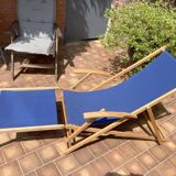 Chilean with armrest and wooden footrest