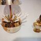 Vintage cigarette dispenser and table lighter