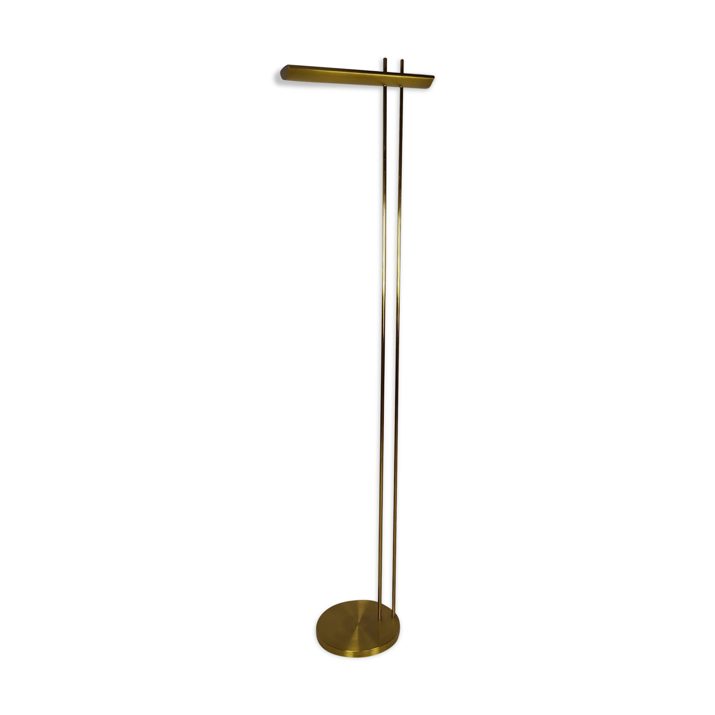 Floor lamp gilded design Lucien Gau