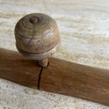 Old wooden coat rack from the 50s