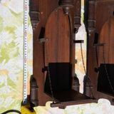 Gothic wall corner shelves