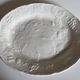English earthenware plate Burleigh Davenport relief strawberry and vine leaf