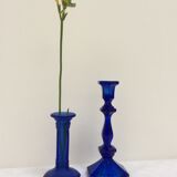 Pair of candlesticks blue