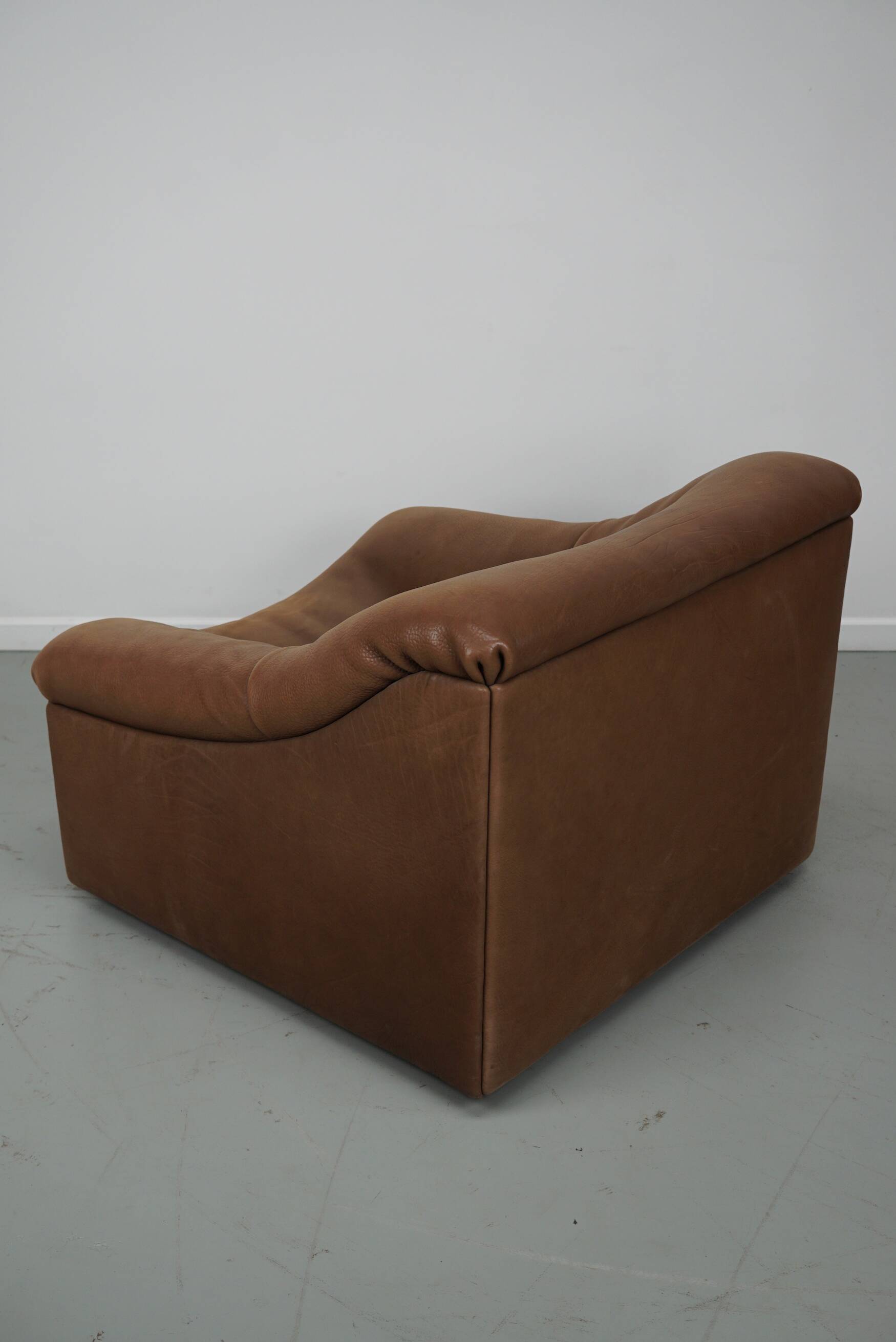 De Sede DS46 Tan / Beige Buffalo Leather Lounge armchair, Switzerland