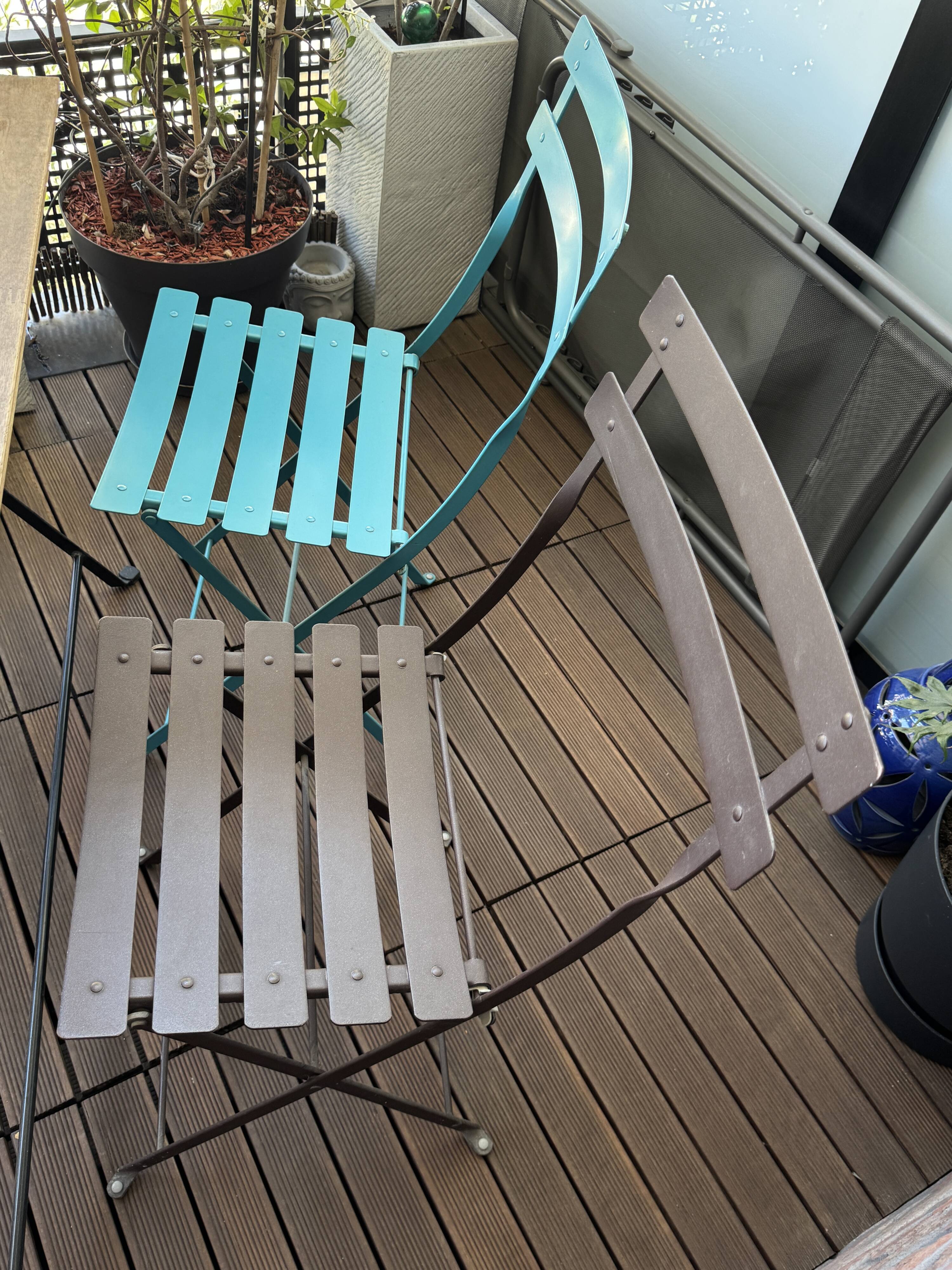 Mobilier jardin Fermob et table ikéa