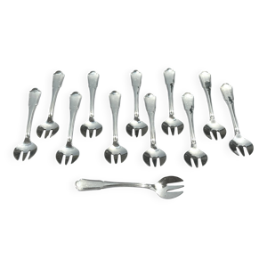 12 fourchettes à huitres