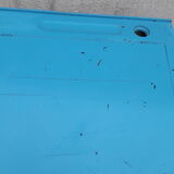 Blue schoolboy desk with ink out slot