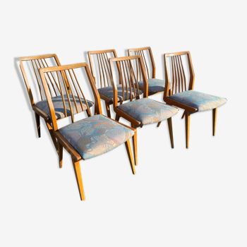 Suite de 6 chaises scandinaves Casala