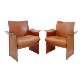 Paire de fauteuils de SàM "Korium" par Tito Agnoli pour Matteo Grassi 1970'