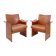 Paire de fauteuils de SàM "Korium" par Tito Agnoli pour Matteo Grassi 1970'