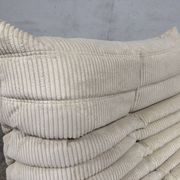 Ligne Roset Togo 1-seater in pouf in Beige Corduroy 10/10
