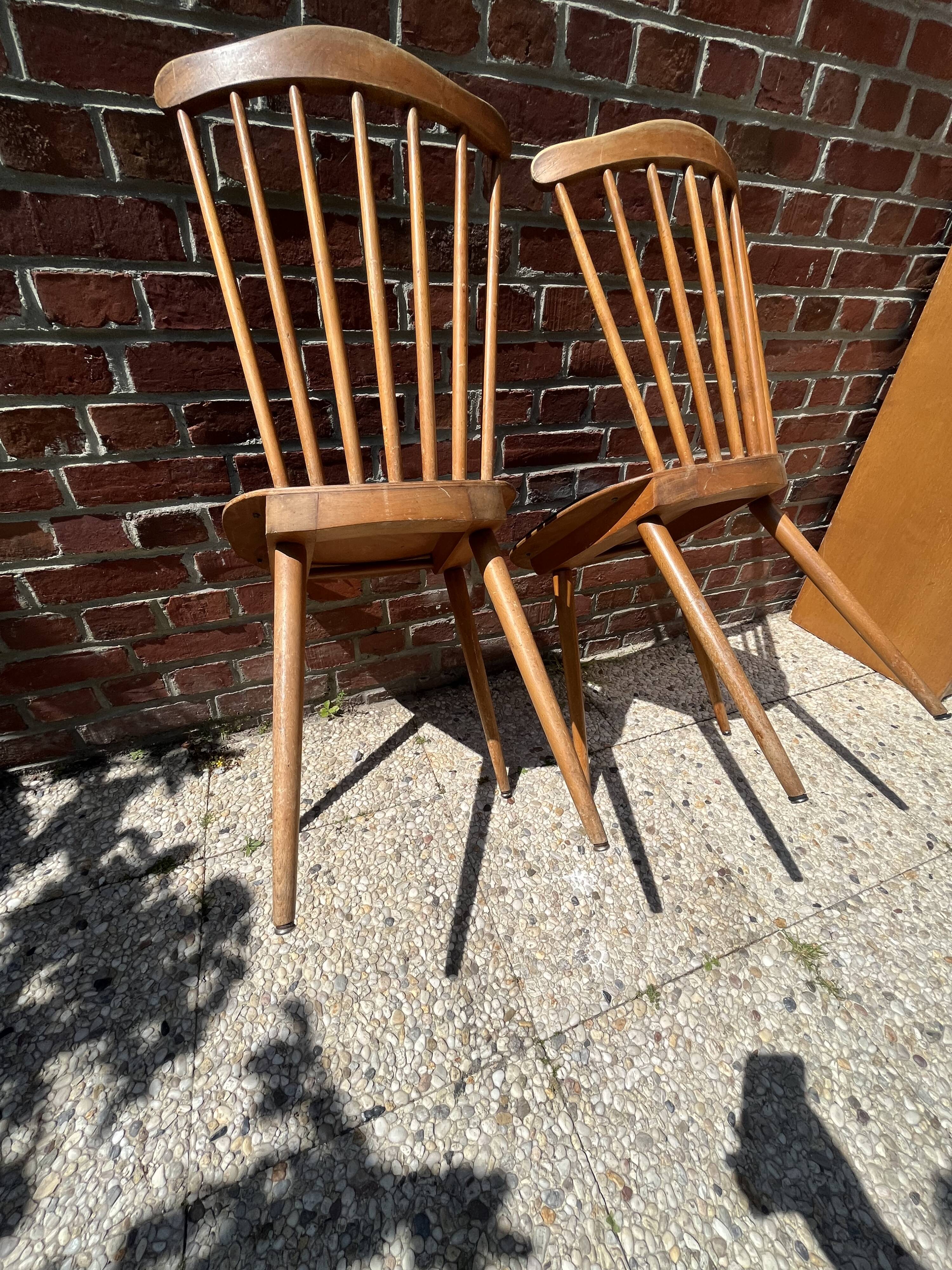 Vintage Baumann chairs minuet model