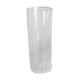 Glass vase polylobe serious pattern foliage