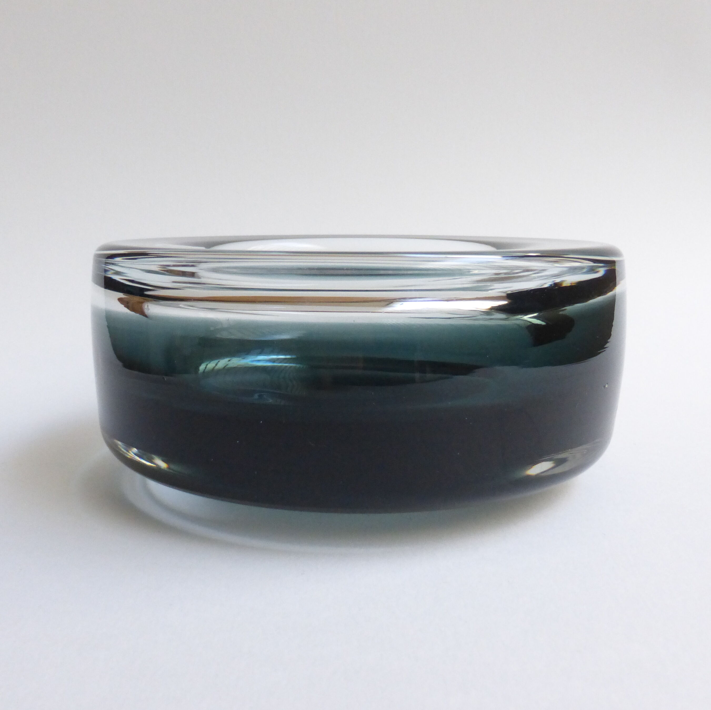 Scandinavian double-layered glass ashtray Per Lütken, 1960's