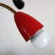 Lustre Spoutnik 4 branches années 60