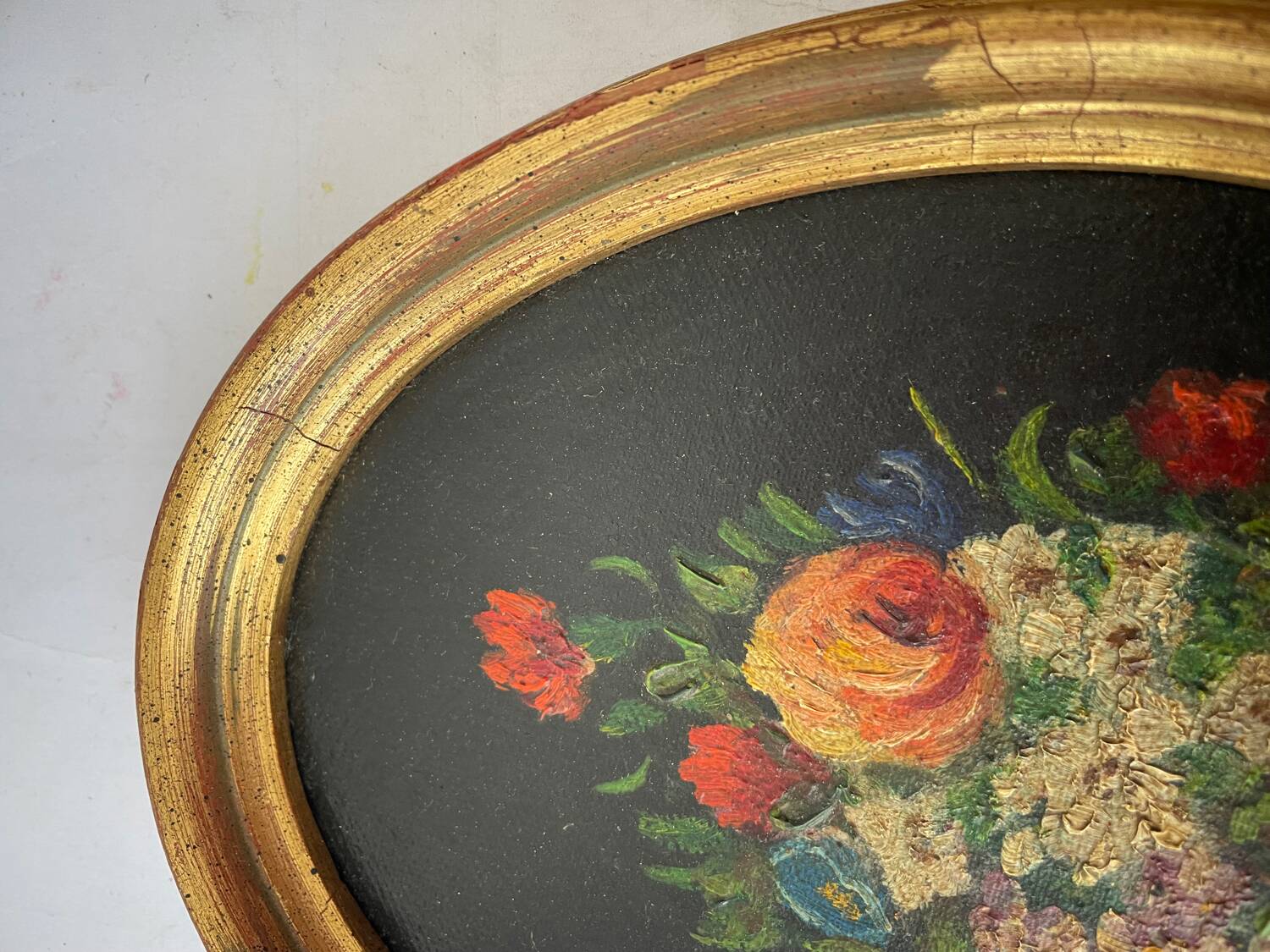 Duo of paintings "bouquet of flowers"