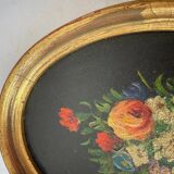 Duo of paintings "bouquet of flowers"