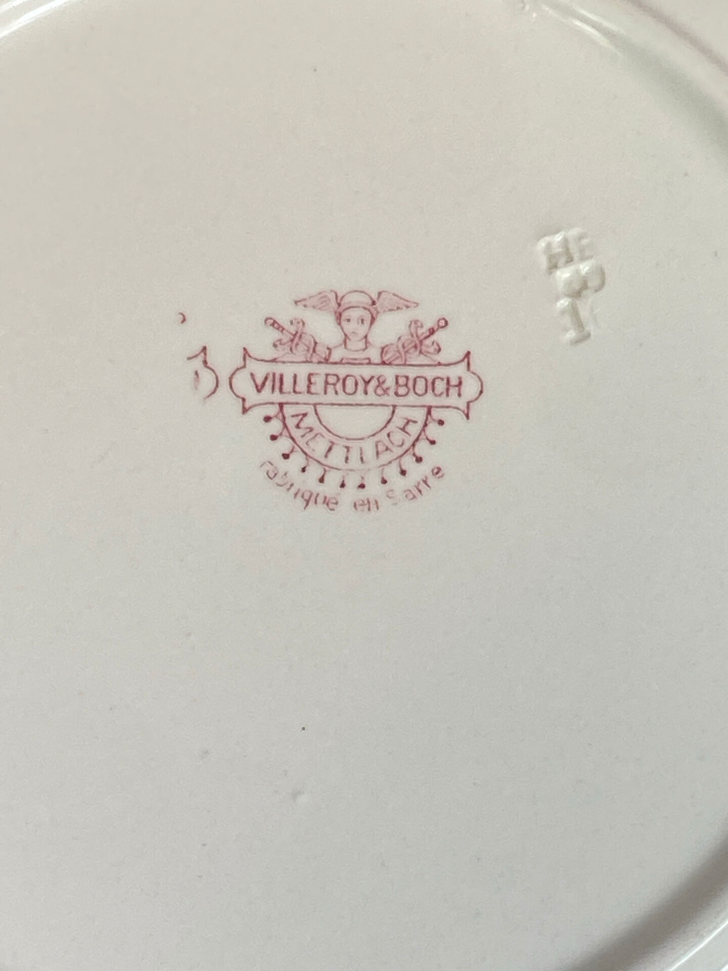 Round plate, ironstone, Villeroy & Boch, Valeria
