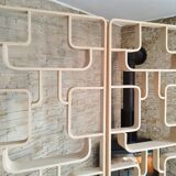 Mid-Century Czech Wall or Room Divider by Ludvik Volak for Drevopodnik Holesov, 1960s, Set of 2