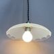 Small antique glass pendant light