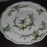 Decorative plate by Lallier Faïencerie de Moustiers
