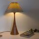 Lampe en bois tourné