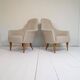 Big Adam lounge chairs, mid-century design, NK, Sweden, 1950s.