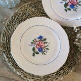 6 Assiettes à dessert Digoin Sarreguemines 9177