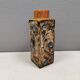 Beautiful square vase with incredible decorations, danish 1980s