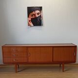 Modernist long sideboard of the 1970s.