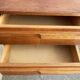 Vintage wooden office of the 50s feet 'traineau'