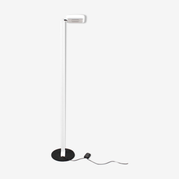 Halogen lamppost Prisma Tecno gradable lacquered white 1980