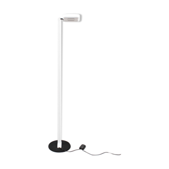 Halogen lamppost Prisma Tecno gradable lacquered white 1980