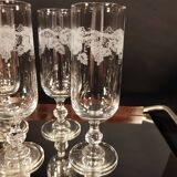 6 champagne flutes