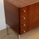 Vintage sideboard by Luigi Bartolini in rosewood and chrome metal, 1960