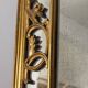 Antique classic console in wood decorated with mirror from the late 19th