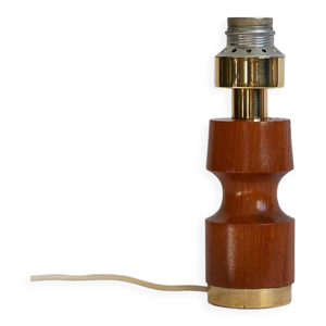 Pied de lampe en bois