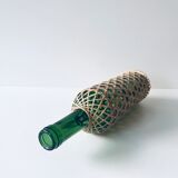 Decorative bottle with wicker