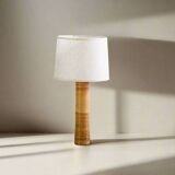 Mid Century Modern Style Rattan Wrap Table Lamp