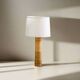 Mid Century Modern Style Rattan Wrap Table Lamp