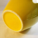 Yellow ceramic vase