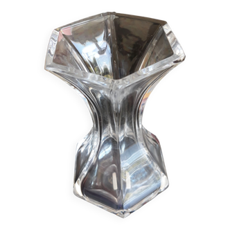 Baccarat crystal vase Christallerie Roger Gross