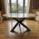 Minotti Van Dyck dining table — Calacatta marble — Ø150cm
