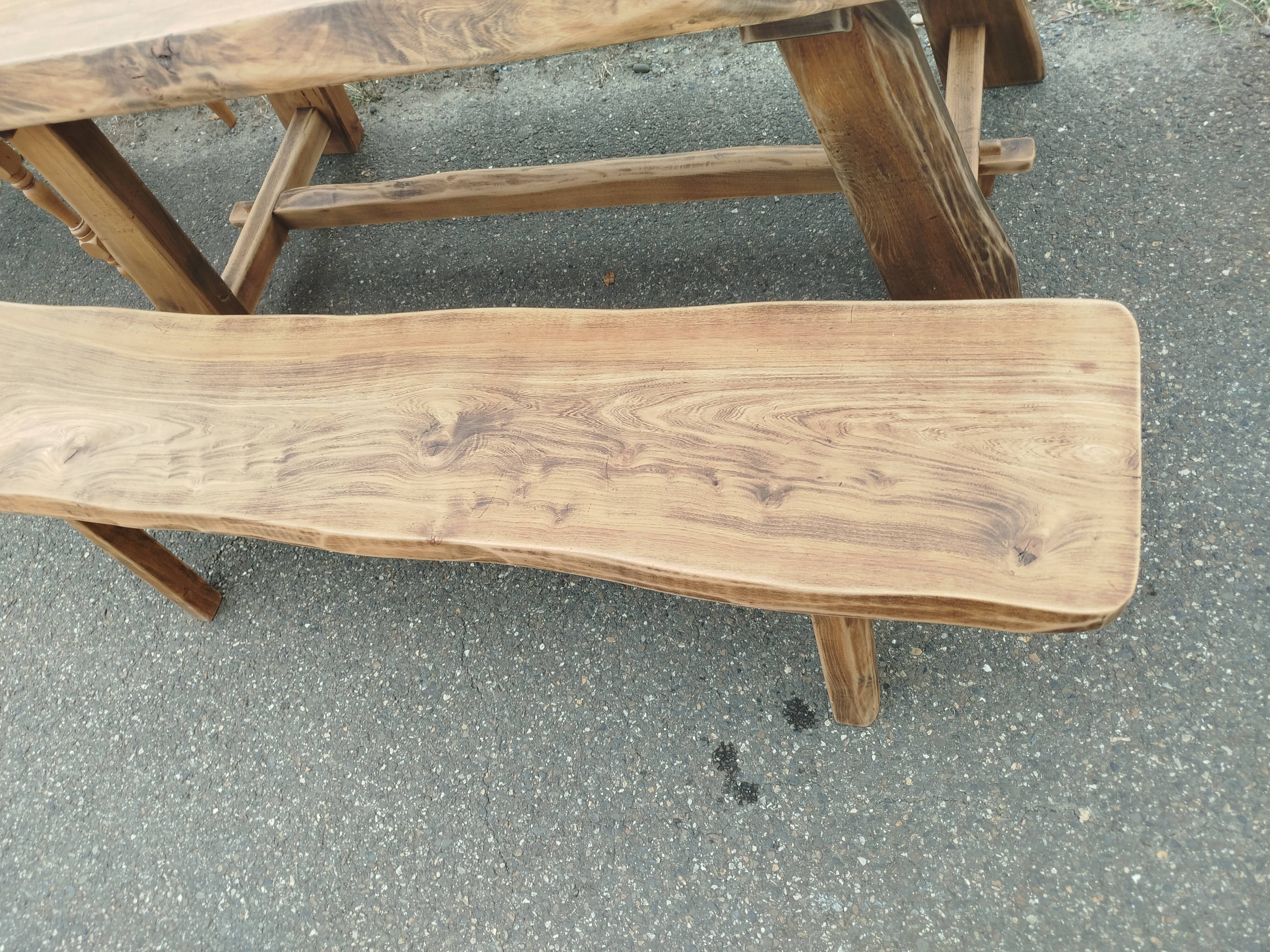 Table and bench Olavi Hänninen