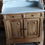 Bathroom furniture, marble and wood