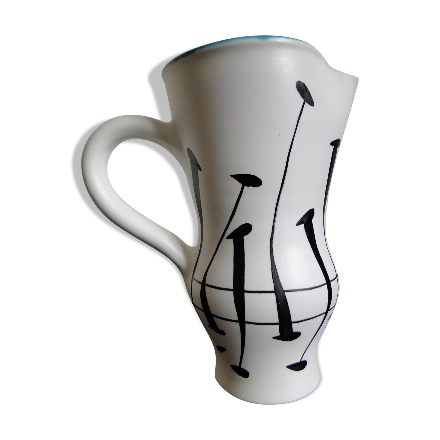 Pitcher by Roger Capron Vallauris France 1960s