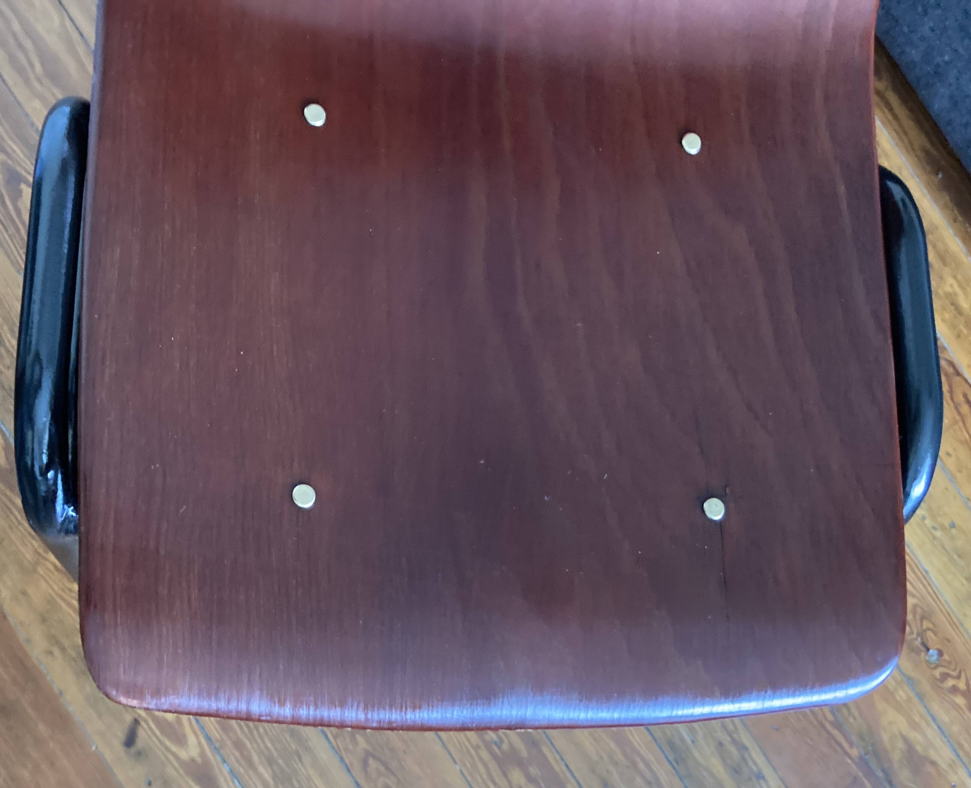 Set of 4 Pagholz Pagwood chairs 1960 – Restoration 2025
