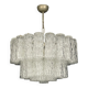 Mid-Century Murano glass chandelier Tronchi by Toni Zuccheri for Venini, Italy, 1960s