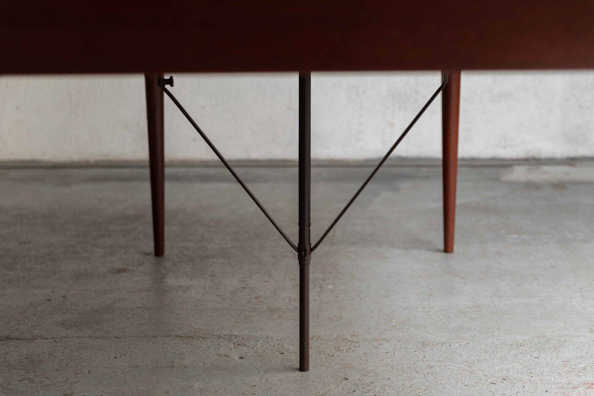 Large dining table by Grete Jalk